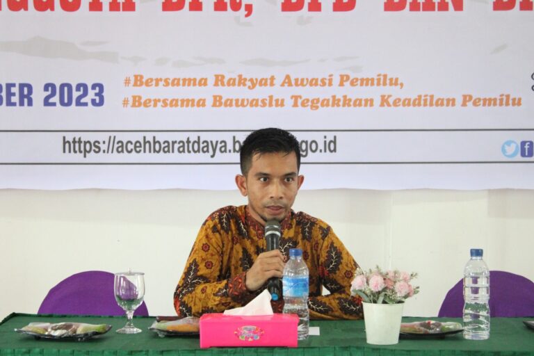 Panwaslih Abdya Ungkap Dugaan Pelanggaran Pemilu Oleh Oknum Keuchik di Abdya