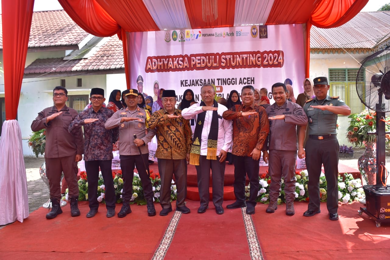 LUNCURKAN PROGRAM ADHYAKSA PEDULI BERSAMA KAJATI ACEH, PJ. BUPATI ASRA: STUNTING MESTI TERHAPUS DARI PETA DAN NARASI PEMBANGUNAN NASIONAL