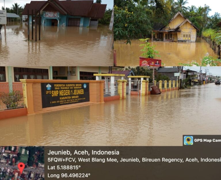 Akibat Hujan Deras 45 Gampong Di jeunieb Plimbang Dan Pandrah Terendam Banjir