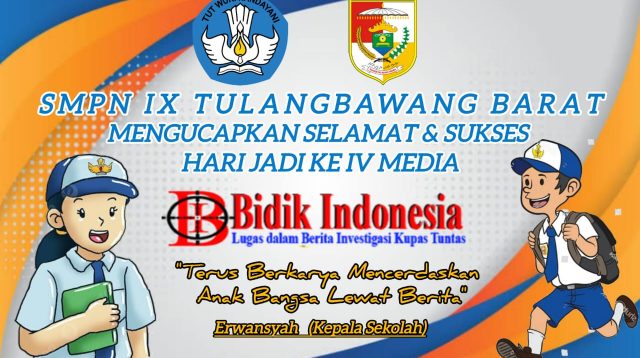 SMP IX Tubaba Ucapkan Hari Jadi Bidikindonesia