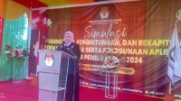 KIP Aceh Tamiang Gelar Simulasi Kegiatan Pemilu 2024