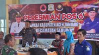 Pj,Bupati Aceh Tamiang Resmikan Pos Damkar