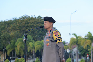 Dirsamapta Polda Aceh : Pimpinan Polda Aceh Sampaikan Terima Kasih Kepada Personel Polri Yang Bertugas di TPS