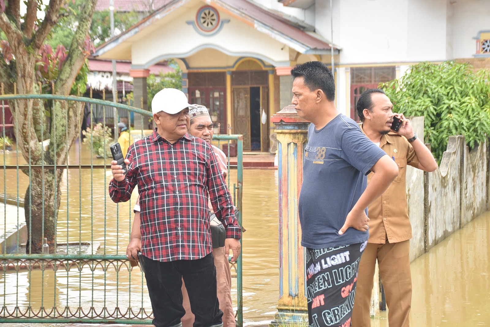 PJ,Bupati Aceh Tamiang Pantau Banjir,Cari Solusinya