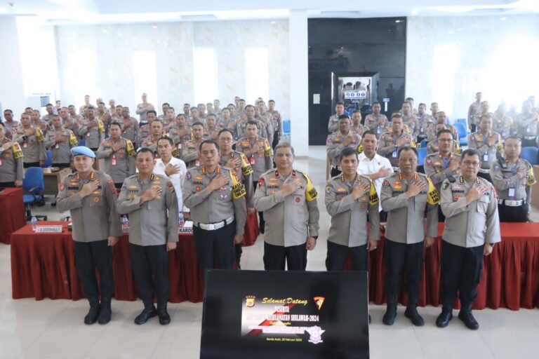 Keselamatan Seulawah Tahun 2024, Wakapolda Aceh Buka Latpraops