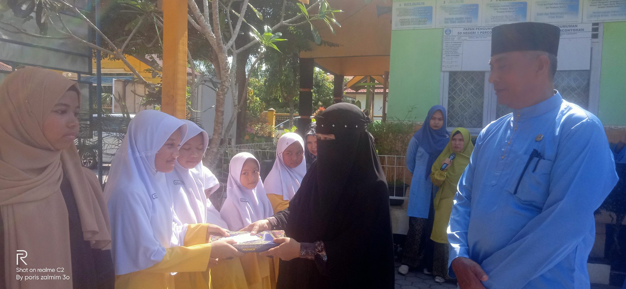 SDN 1 Percontohan Karang Baru Gelar Peringatan Isra mi’raj.