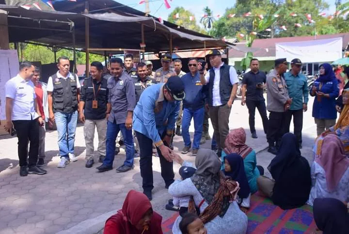 Tinjau Pelaksanaan Pemungutan suara, Pj Bupati Haili Yoga : Pemilu di Bener Meriah Berjalan Lancar