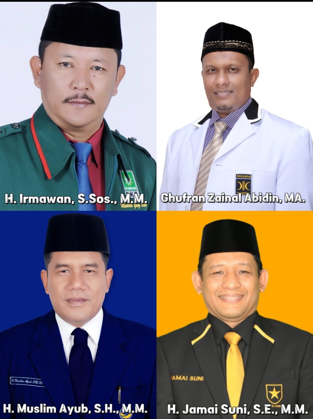 4 Calon kuat DPR RI dari Partai Pengusung Anies Rasyid Baswedan For presiden