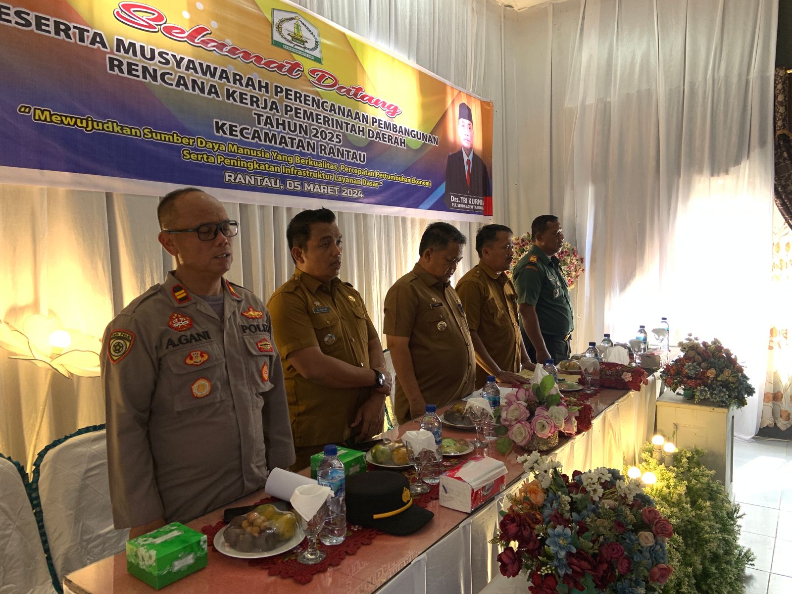 PJ,Bupati Aceh Tamiang Buka Musrembang Kecamatan Rantau 