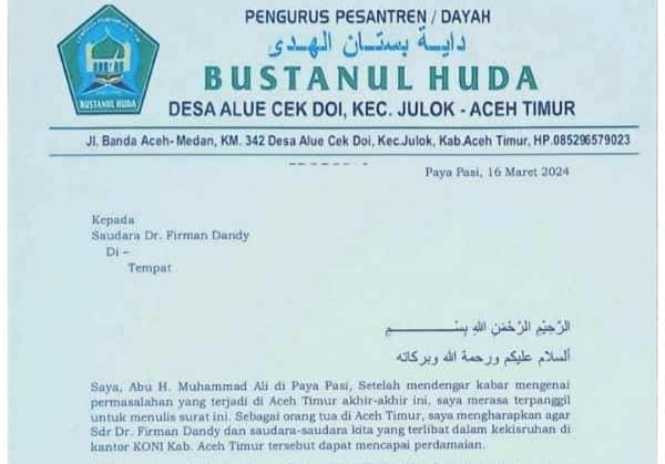 Mengundang Perhatian Ulama, Kisruh KONI Aceh Timur ke Pidana