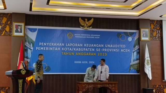 Serahkan LKPD 2023 ke BPK RI Perwakilan Aceh, Pemko Lhokseumawe Target Raih WTP Kembali