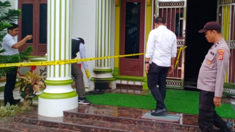 Olah TKP Rumah Ketua DPW Partai Aceh Polisi Kantongi Sejumlah Bukti