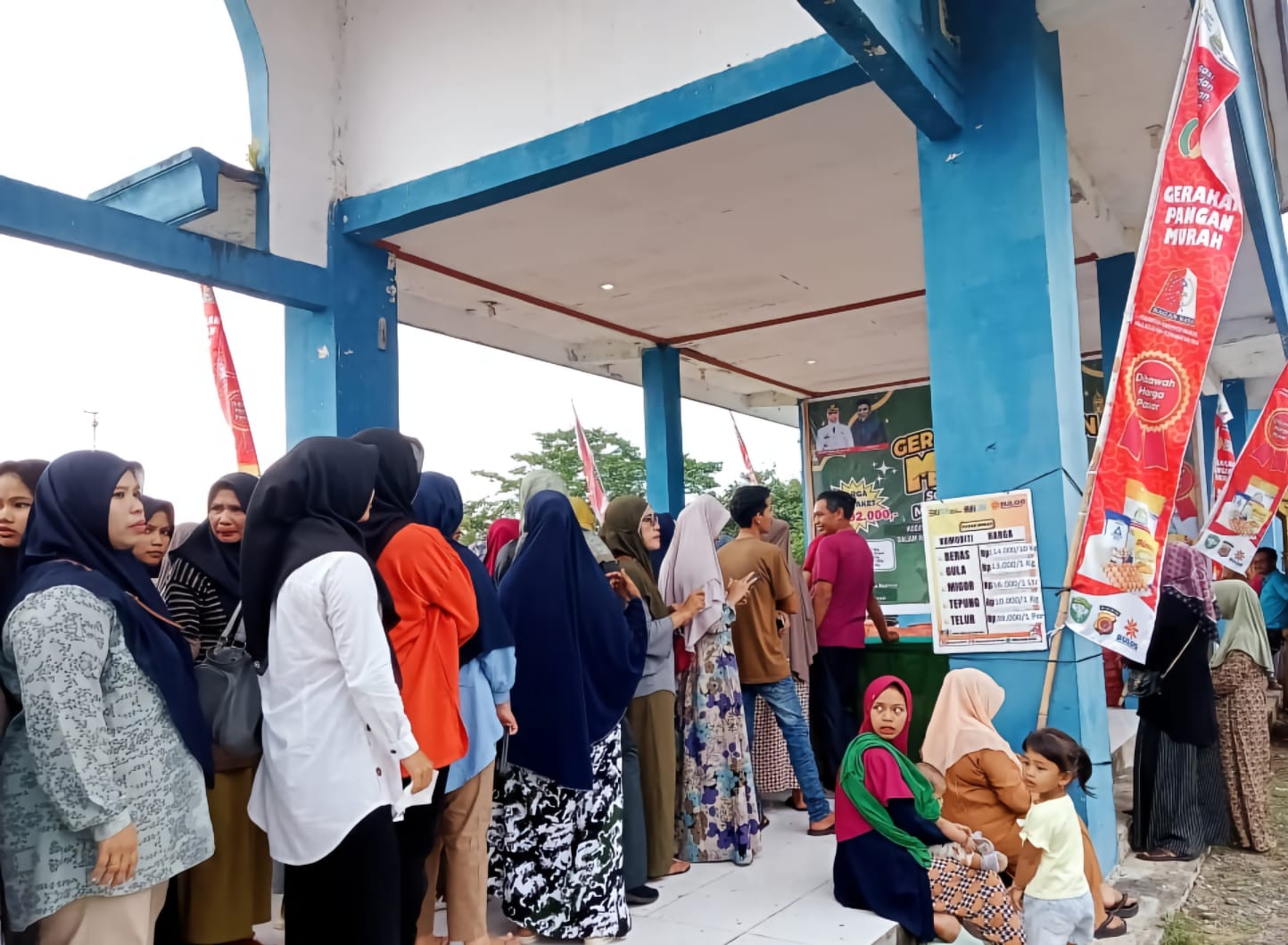 2.000 Paket Sembako Terjual Habis di Nagan Raya, Gerakan Pangan Murah