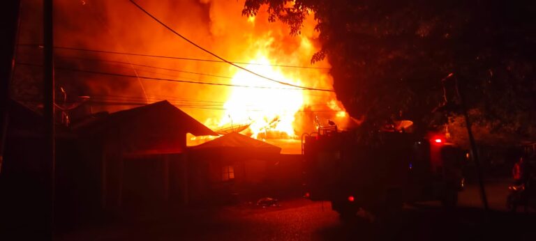 Puluhan Rumah Ludes, Blok PJKA Langsa Terbakar