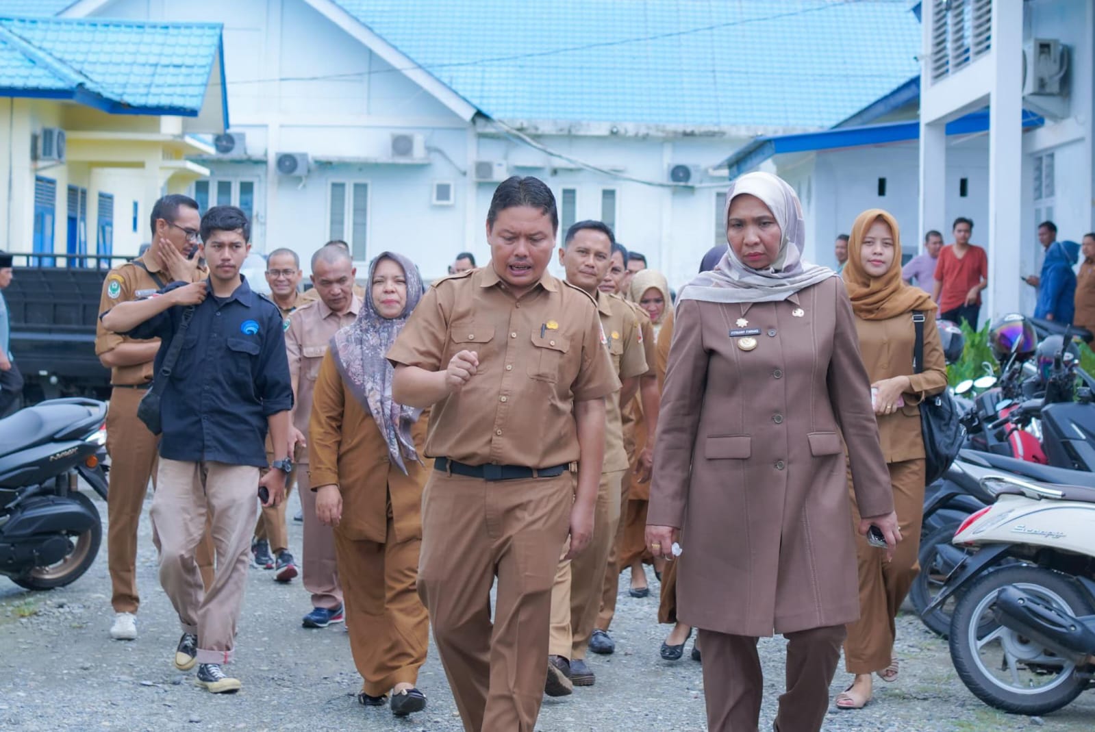 Tingkat Kehadiran ASN dan THL di Nagan Raya 90 Persen, Hari Pertama Kerja