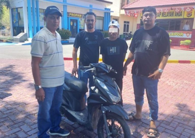 Seorang Pria Curi Motor di Rumah Singgah Banda Aceh, Butuh Biaya ke Malaysia