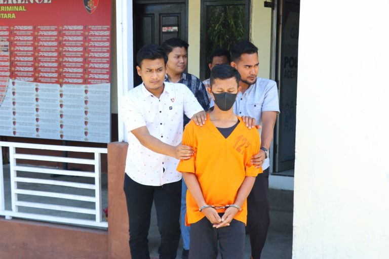 Seorang Pemuda Setubuhi Siswi SMA di Aceh Utara Ditangkap Oleh Unit PPA Sat Reskrim Polres