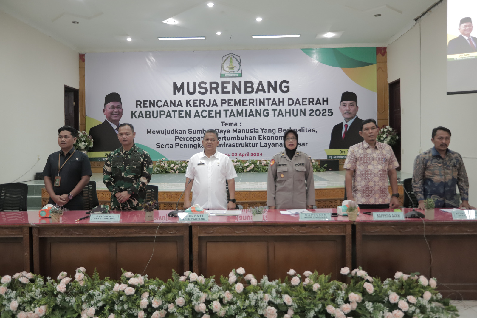 PJ bupati Aceh Tamiang Buka Musrembang