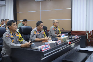 Kapolda Aceh Gelar Rapat Secara Virtual, Progres Kesiapan Pengamanan PON XXI