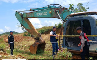 Untuk Penertiban Tambang Ilegal, Polres Nagan Raya Gelar Patroli Gabungan