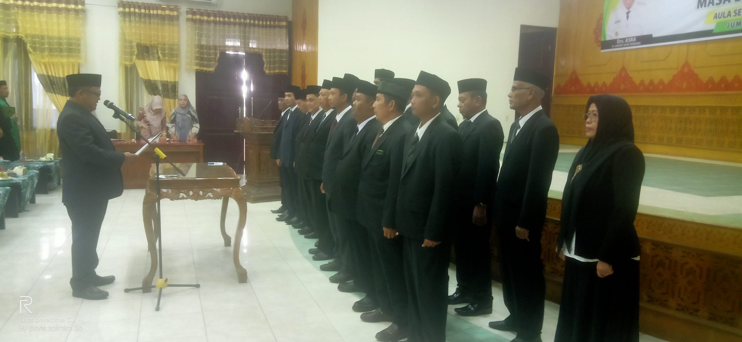 Pj, Bupati Aceh Tamiang Melantik 19 pengurus MPD 