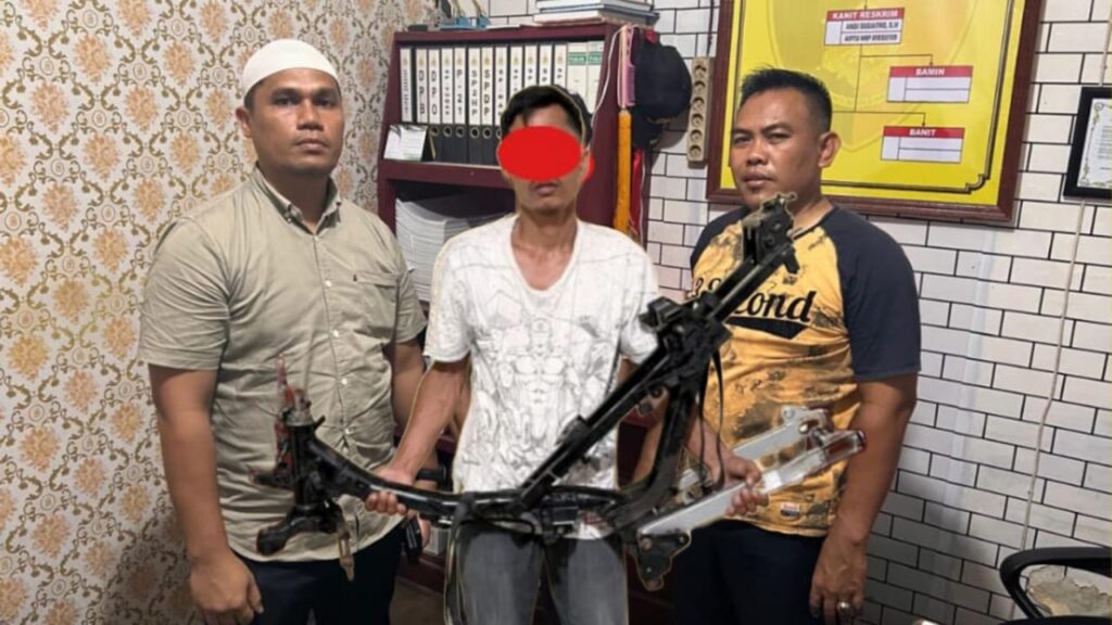 Motor Umar Dicincang Oleh Maling, Ditinggal Mogok di Kebun