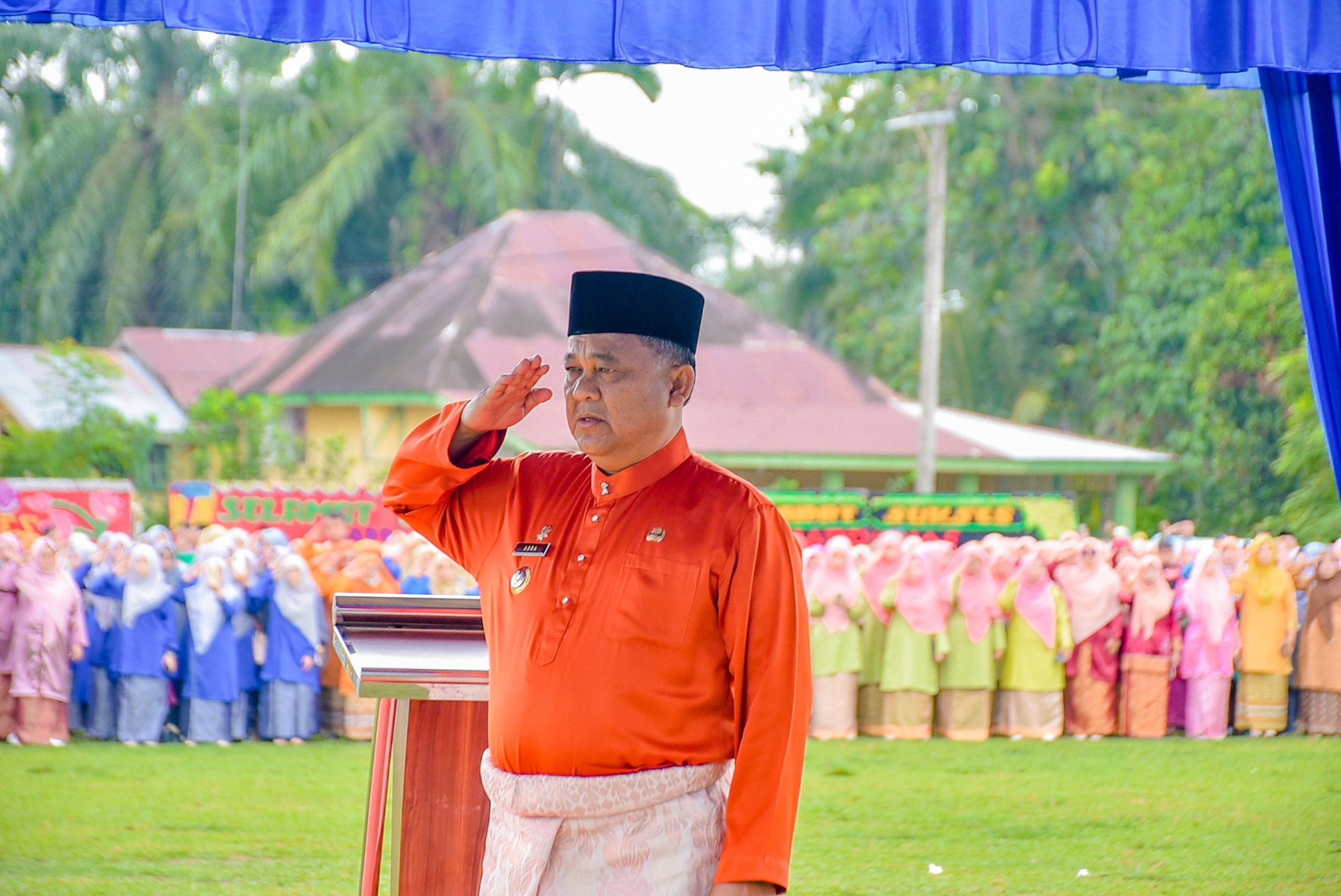 Pj, Bupati Aceh Tamiang Drs Asra Pimpin Upacara Hari Pendidikan Nasional 