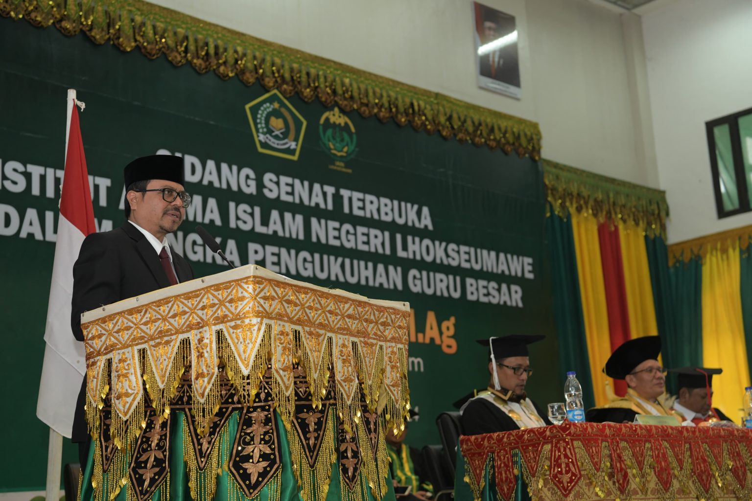 Guru Besar di IAIN Lhokseumawe Berkontribusi Tingkatkan Pendidikan Aceh, Penjabat Gubernur Aceh Harap Kehadiran