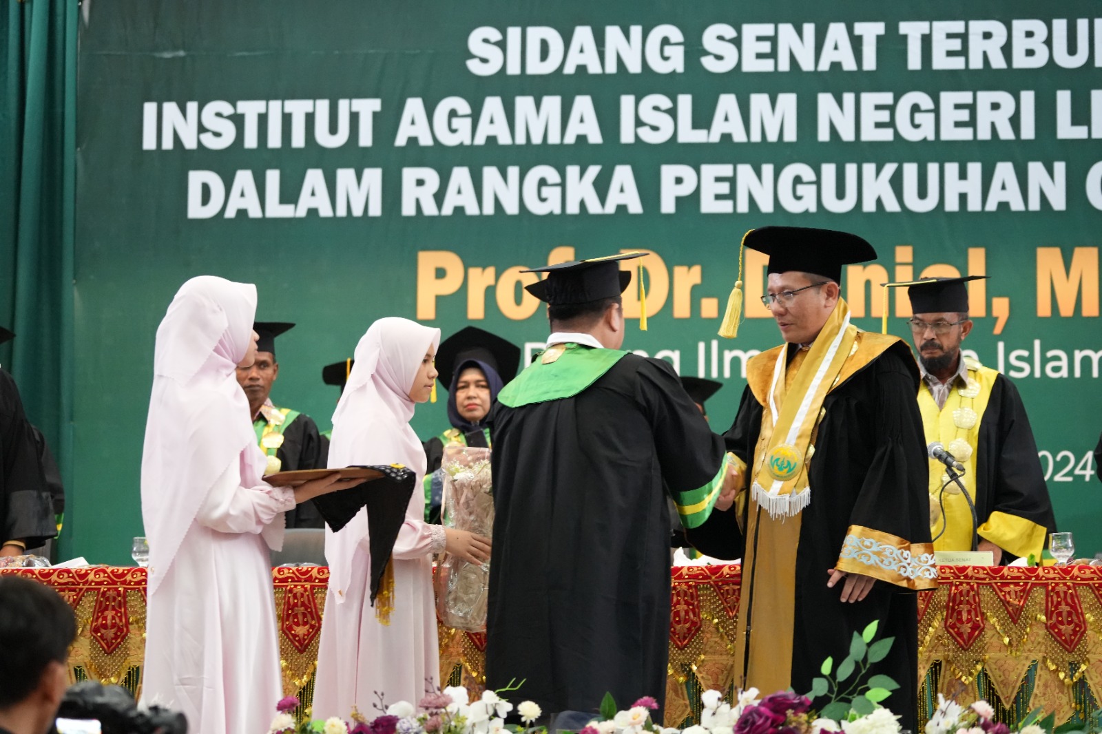 Rektor IAIN Lhokseumawe Prof.Danial dikukuhkan Kemenag Sebagai Guru Besar Ilmu Hukum Islam