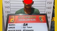 Perkosa Anak Kandungnya Sendiri Biadab, Seorang Pria Kini Tersangka Telah Di Amankan ke Polres Aceh Timur