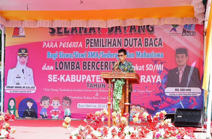 SD dan MI Dalam Lingkup Kabupaten Setempat, Pemkab Nagan Raya Gelar Pemilihan Duta Baca dan Lomba Bercerita