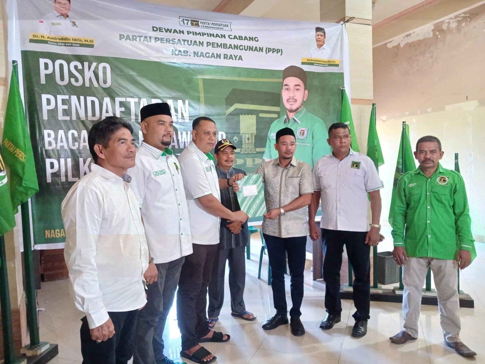 Daftarkan Diri di Pilkada 2024, Kader DPC PPP Nagan Raya Samsul Rahmat