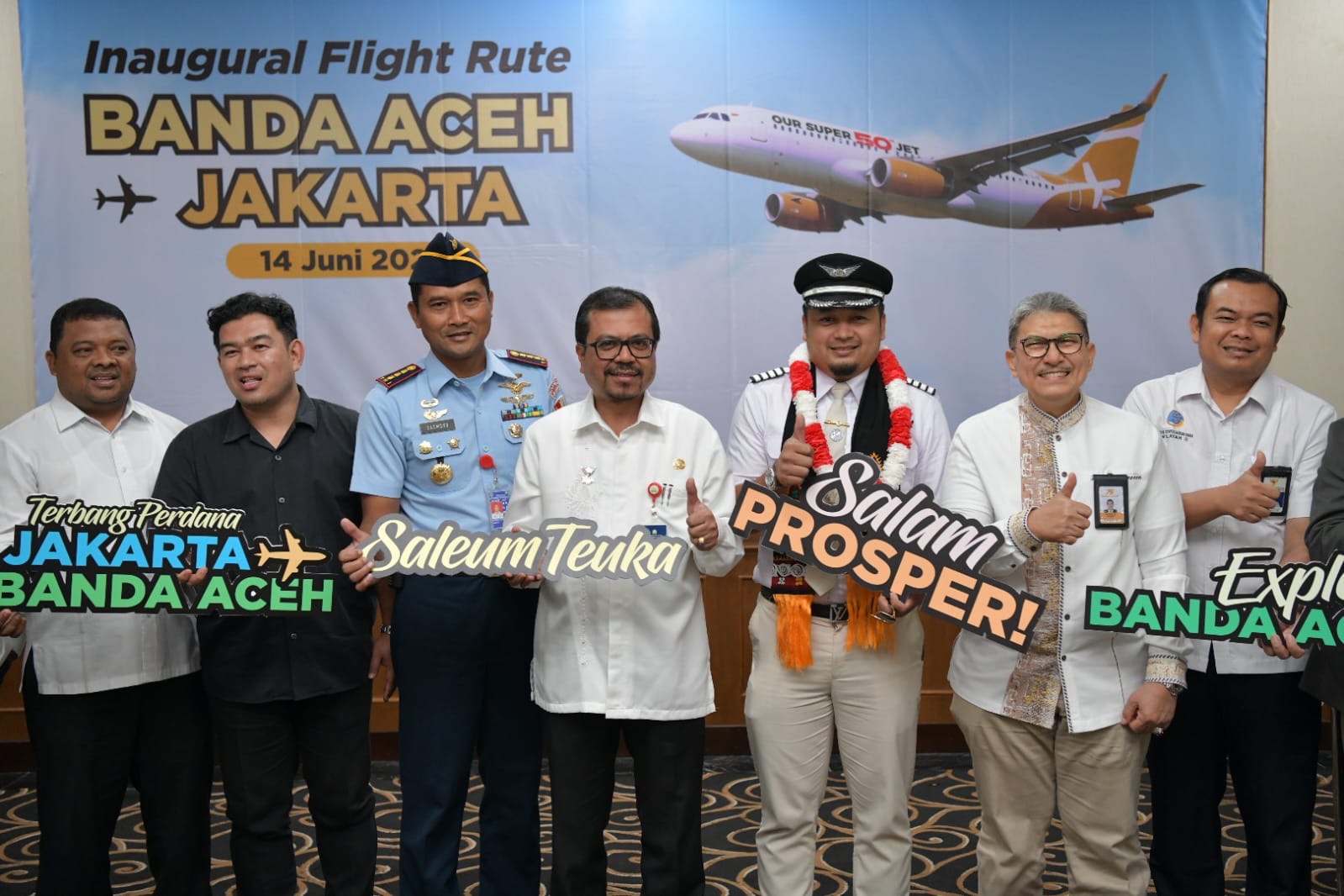 Kehadiran Maskapai Super Air Jet, Pemerintah Aceh Apresiasi