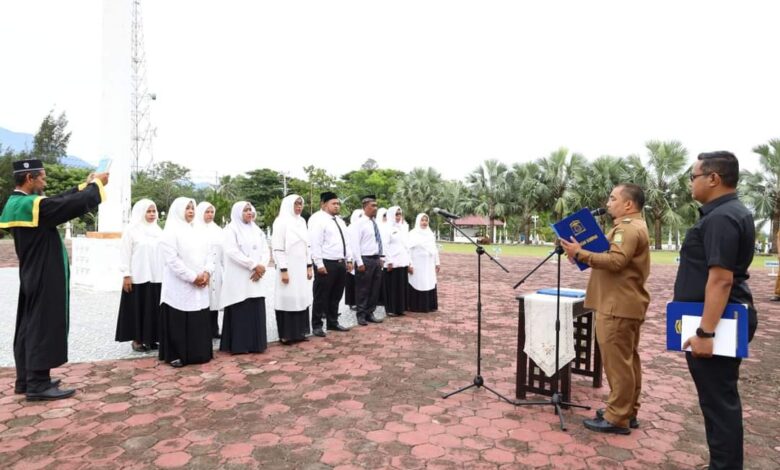 14 Kepsek, Penjabat Bupati Aceh Besar Lantik