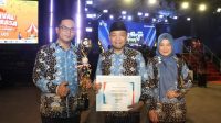 Anjungan Lampung Utara Raih Penghargaan Anjungan Inspiratif di Lampung Fair 2024.