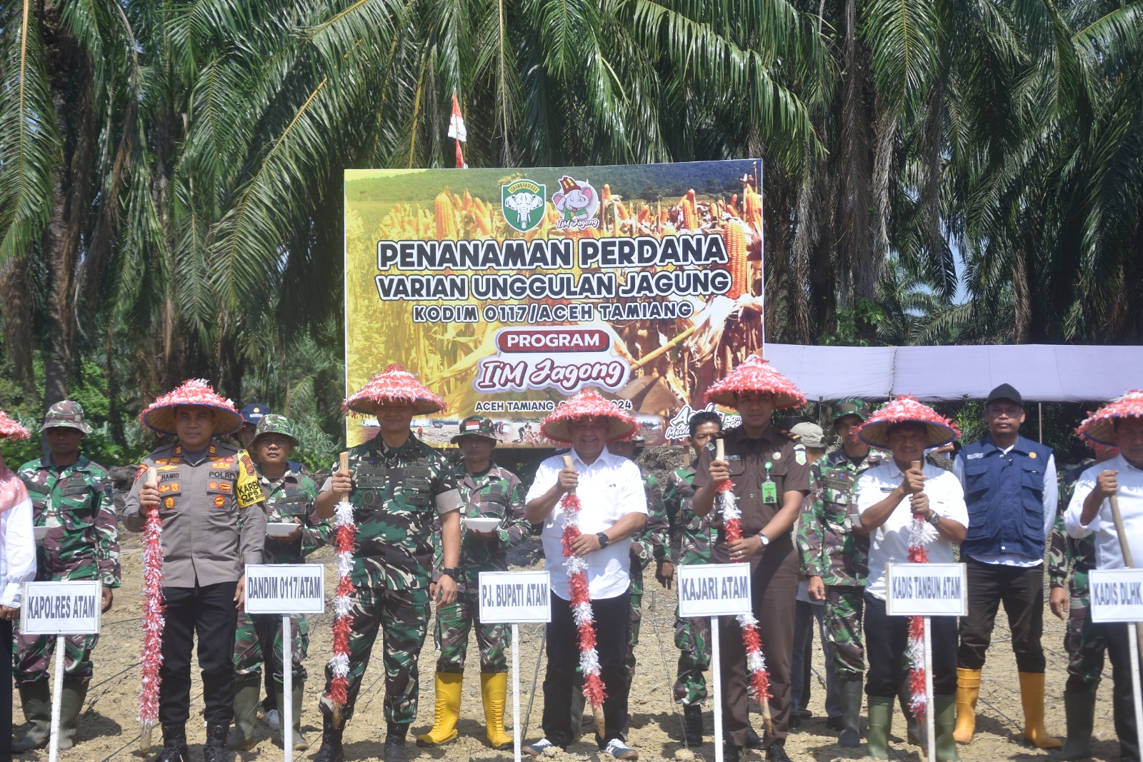 Tanam Perdana Program I’M jagong ,pj, Bupati Asra Minta Dinas Teknis Optimasi Pemanfaatan lahan kosong