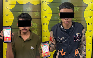 Dua Pemuda di Sabang Ditangkap Polisi, Main Judi Online