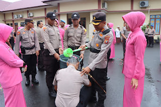 28 Personil Naik Pangkat, Kapolres Bireuen Pimpin Korps Raport