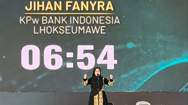 Jihan Fanyra, Putri Aceh Raih Juara 1 Dakwah Ekonomi Syariah Fesyar Regional Sumatera 2024