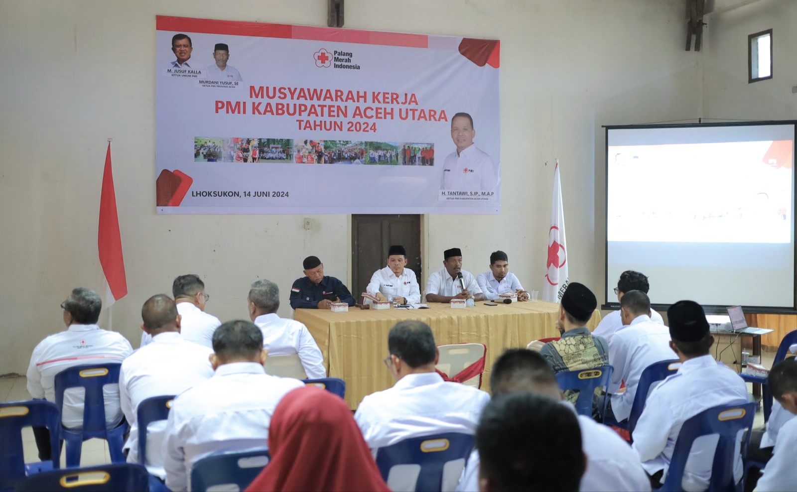 PMI Kabupaten Aceh Utara Gelar Musyawarah Kerja Tahun 2024