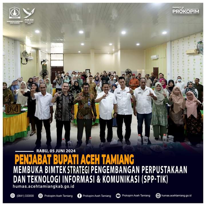 BUKA BIMTEK BAGI PENGELOLA PERPUSTAKAAN DI ACEH TAMIANG, INI PESAN PJ. BUPATI ASRA