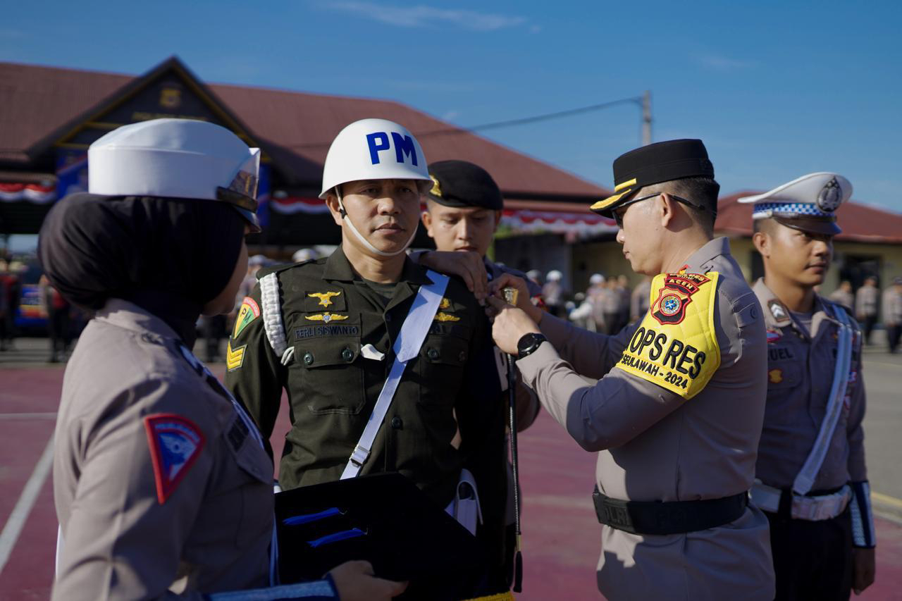 Polres Pidie laksanakan Apel Gelar Pasukan