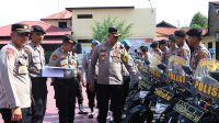 Polres Pidie Gelar Latihan Kemampuan Pengendalian Massa