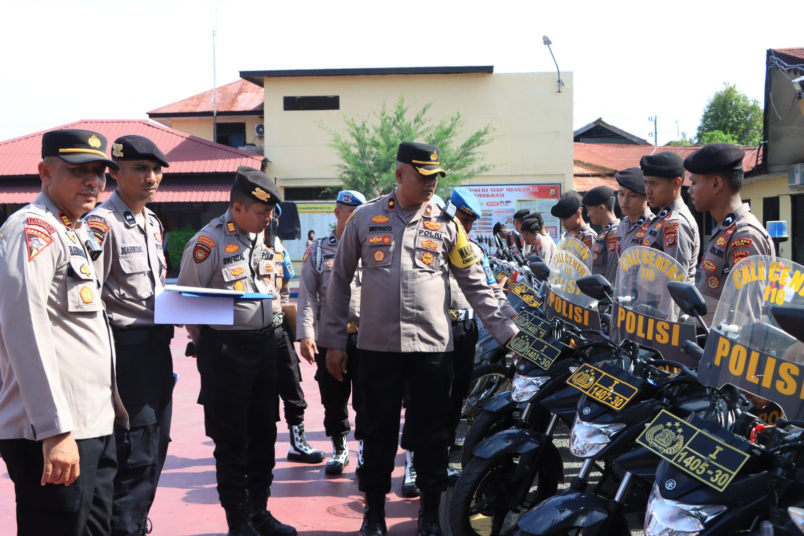 Polres Pidie Gelar Latihan Kemampuan Pengendalian Massa