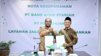 Bank Aceh Tandatangani MoU Dengan PT. Pegadaian