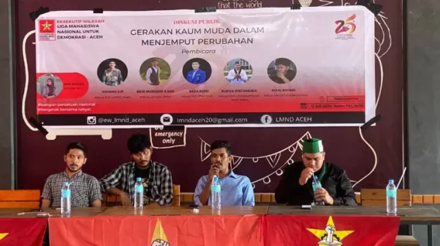 Gelar Diskusi Publik di Lhokseumawe, Harlah Ke 25 LMND Aceh