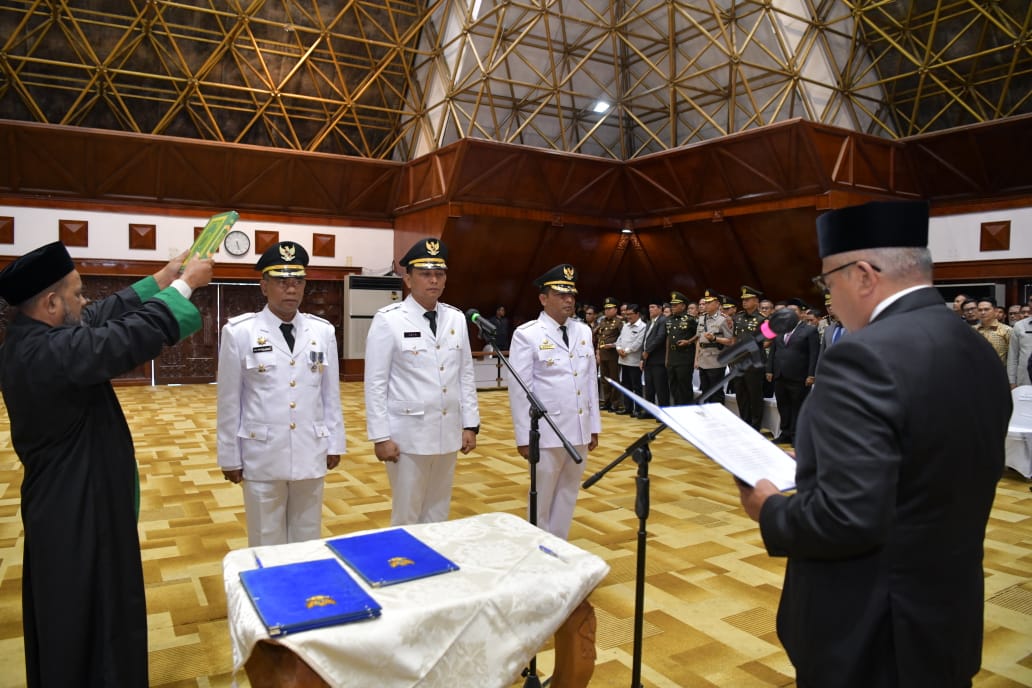 Tiga Penjabat Kepala Daerah Dilantik Pj Gubernur