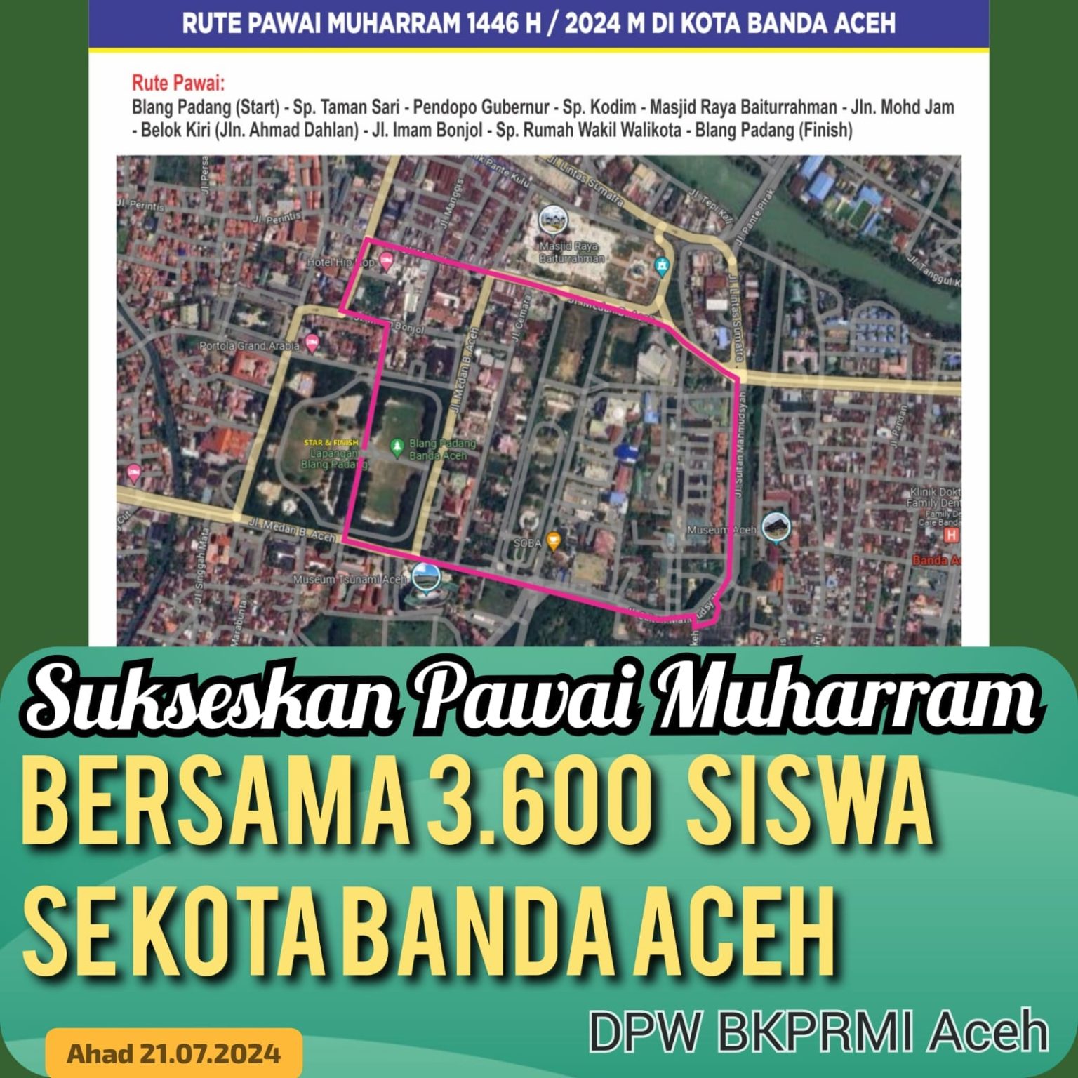 Aceh Gelar Pawai Muharram 1446 H