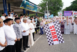 Pangdam IM Bersama Pj Gubernur Aceh Lepas Pawai