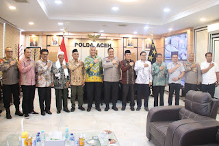 Dengan Kapolda Aceh Forum Rektor Aceh Audiensi